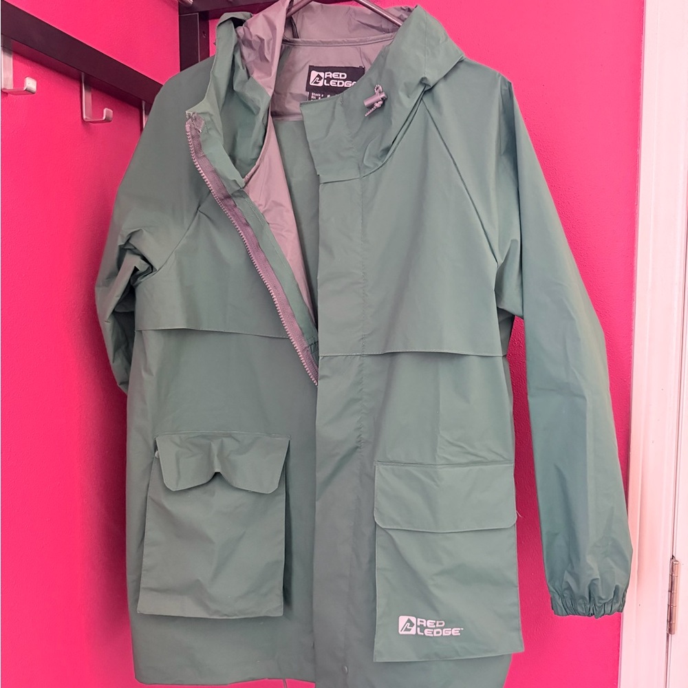 Rain Gear Mens Green Jacket & Pants